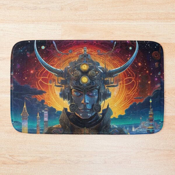 Item preview, Psychedelic Alien Cyborg Devil Art Trip 5 designed and sold by Benito Del Ray.