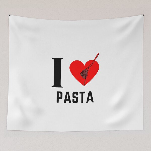 Item preview, I love pasta. Funny gift idea. I heart pasta. Best present for pasta fans. #3 designed and sold by creativerooney.