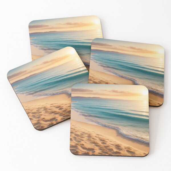 Item preview, Beautiful sunrise on the beach, summer, wallpaper designed and sold by Damian Sobczyk.