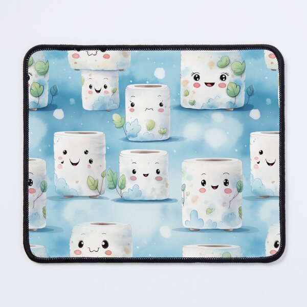 Item preview, Funny Toilet Rolls Watercolor Pattern #1 designed and sold by NatureSight.