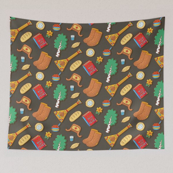 Item preview, Russian symbols seamless vector pattern designed and sold by Olizabet.