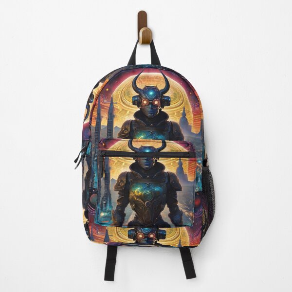 Item preview, Psychedelic Alien Cyborg Devil Art Trip 8 designed and sold by Benito Del Ray.