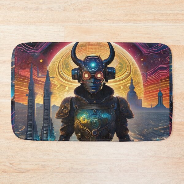 Item preview, Psychedelic Alien Cyborg Devil Art Trip 8 designed and sold by Benito Del Ray.