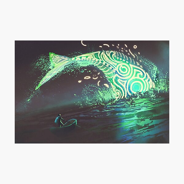 Whale Storm Photographic Print