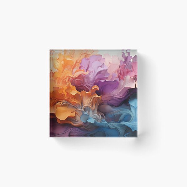 Item preview, A picture oil colour look like flower is Abstract and colorful. designed and sold by MaiKaze.