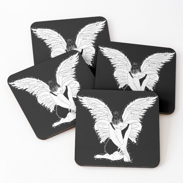 Item preview, Illustration of an inspiring woman - Black Angel designed and sold by Michouprint.