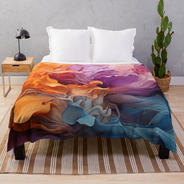 Item preview, A picture oil colour look like flower is Abstract and colorful. designed and sold by MaiKaze.