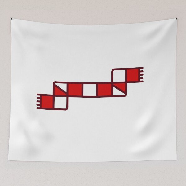 Item preview, LFC Redmen - Scarf Design - Red White designed and sold by HironsCreative.