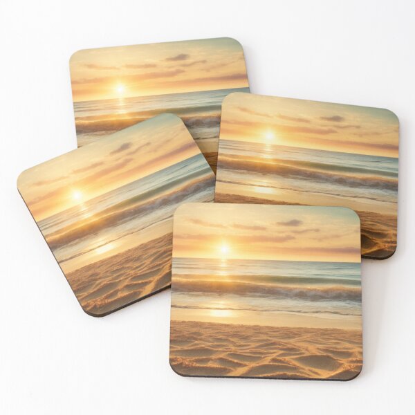 Item preview, Beautiful sunrise on the beach, summer, wallpaper designed and sold by Damian Sobczyk.