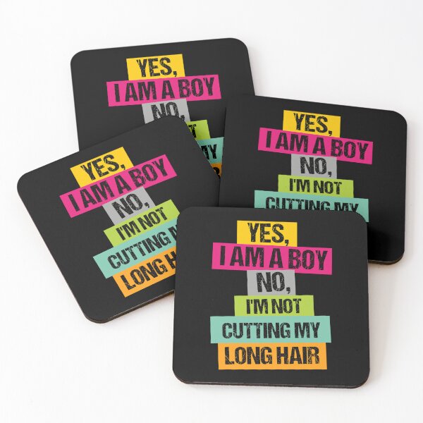 Item preview, Yes I Am A Boy No I’m Not Cutting My Hair designed and sold by Stick-Artistry.