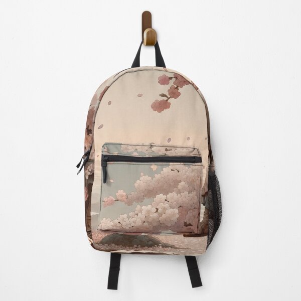 Item preview, Old Traveler Beneath Cherry Blossoms designed and sold by PictorialWhimsy.