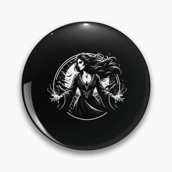 Item preview, Moonlit Sorceress - Dark Fantasy designed and sold by Fenay Designs.