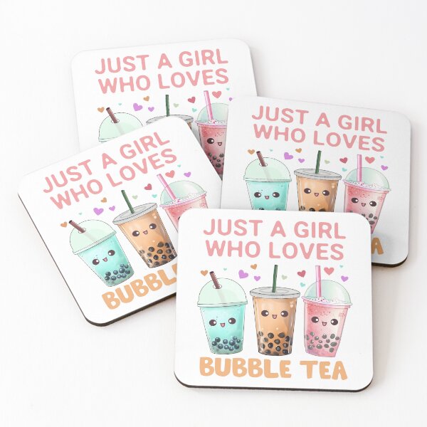 Item preview, Just A Girl Who Loves Bubble Tea designed and sold by OutbreakDesigns.