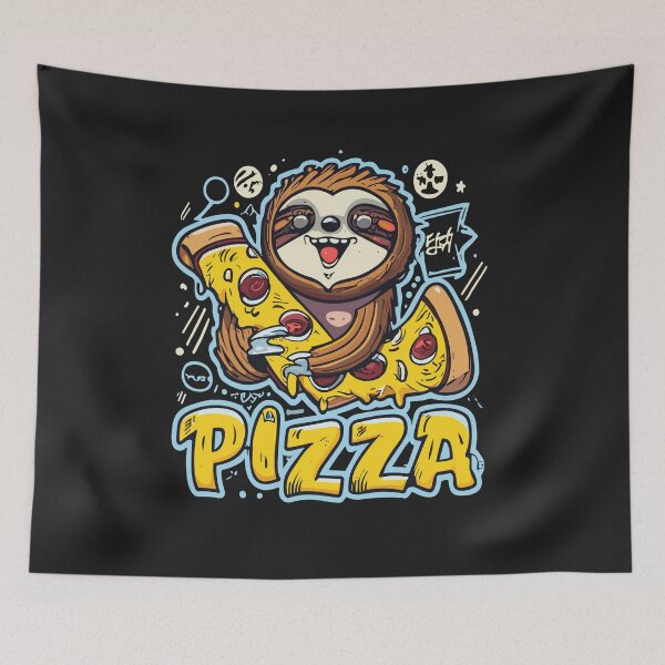 Item preview, Funny Sloth Pizza Design For Men Women Pepperoni Pizza Lover designed and sold by Pitchou07.