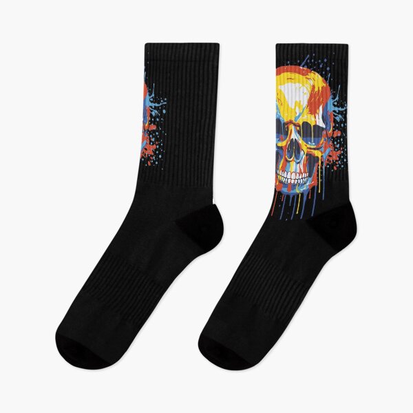 Item preview, Skull, paint splash art, Halloween designed and sold by iclipart.
