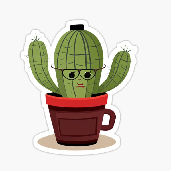 Item preview, 3D Cactus with Glasses in a Pot: T-Shirt & More Designs designed and sold by HAYKA OFFICIALL SALES STOORE.