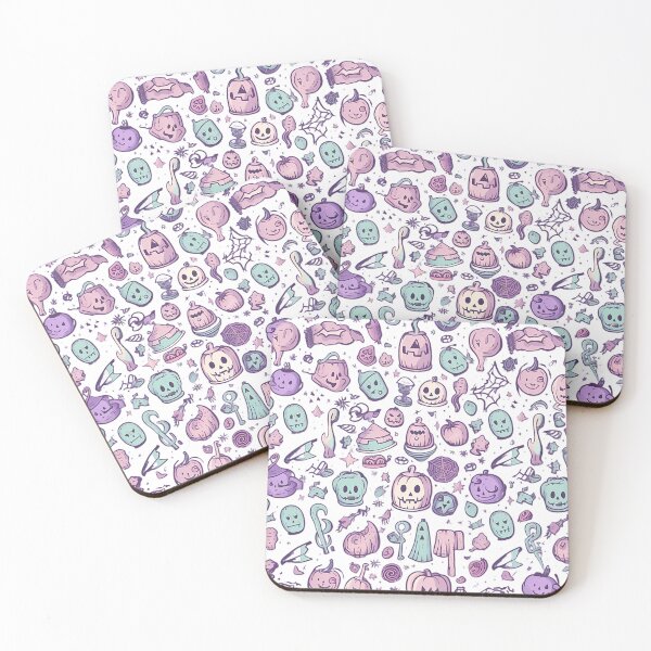 Item preview, Purple cartoon halloween characters designed and sold by Eastbavin.
