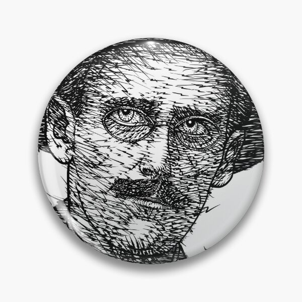 Item preview, JAMES JOYCE - ink portrait .3 designed and sold by lautir.