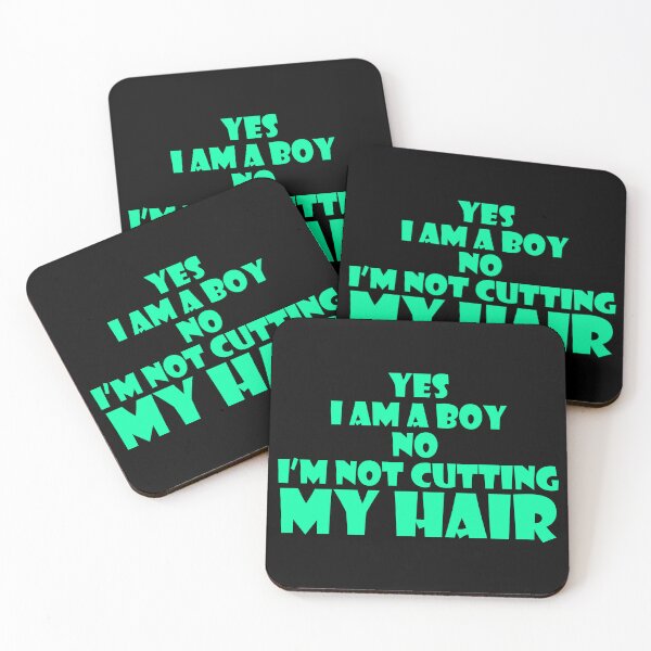 Item preview, Yes I Am A Boy No I’m Not Cutting My Hair designed and sold by Stick-Artistry.