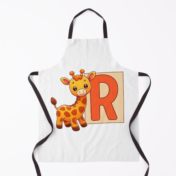 Item preview, Giraffe Monogram Letter R designed and sold by Coffee Lifestyle.