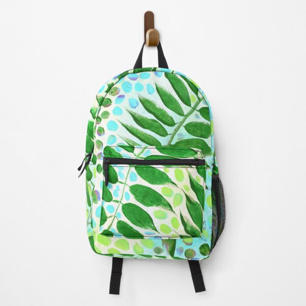 Item preview, Radiant Leaves - Green Cyan designed and sold by BlueZenStudio.