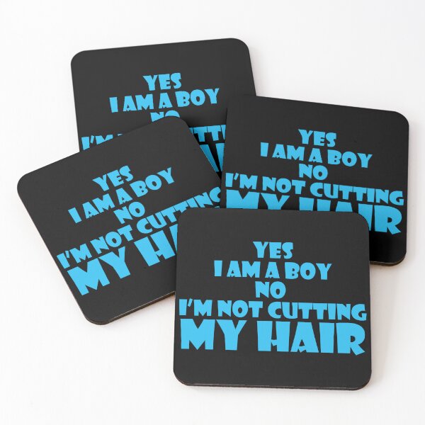Item preview, Yes I Am A Boy No I’m Not Cutting My Long Hair designed and sold by Stick-Artistry.
