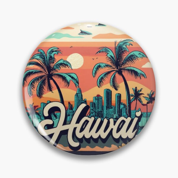 Item preview, Hawái para ir | Paisaje urbano y puesta de sol designed and sold by CircinusStore.