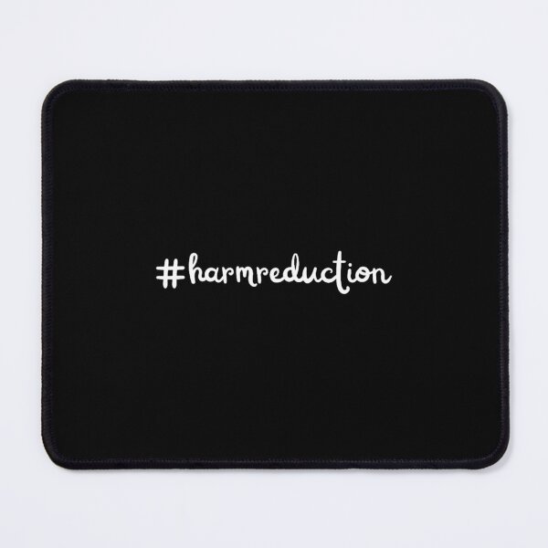 Item preview, Harm Reduction Hashtag White designed and sold by anjolaoluwag.