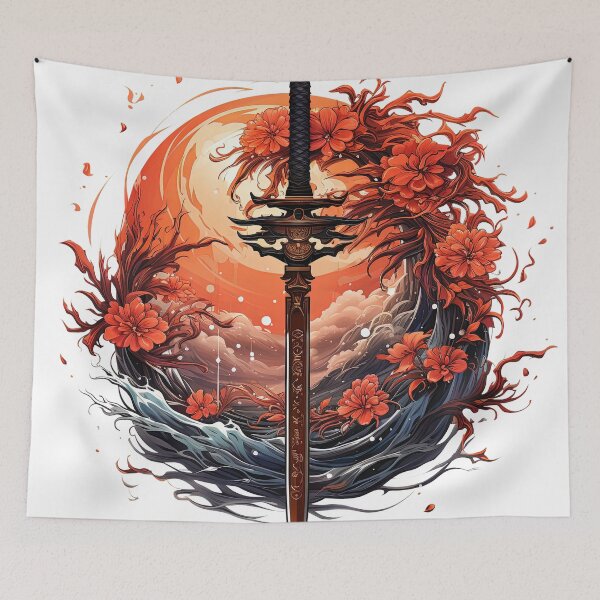 Item preview, The Floral Surge of the Divine Sword designed and sold by CalyCollab.