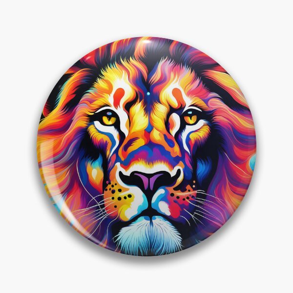 Item preview, Radiant Pride: Glowing Lion in Celestial Harmony designed and sold by javaoverride.