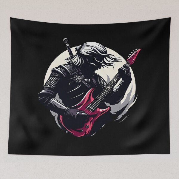 Item preview, Guitar Hero - Monster Slayer - Dark Fantasy designed and sold by Fenay Designs.