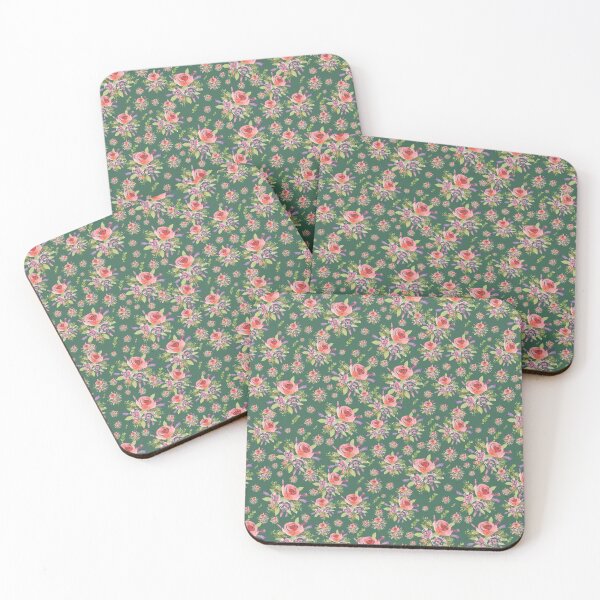 Item preview, Watercolor Flower Bouquet Pattern kale, Rose with Lavender designed and sold by VictoriaBonn.