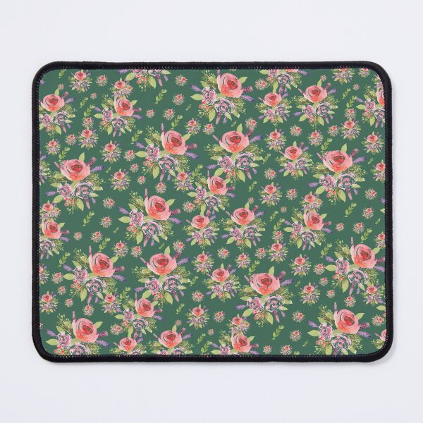 Item preview, Watercolor Flower Bouquet Pattern kale, Rose with Lavender designed and sold by VictoriaBonn.