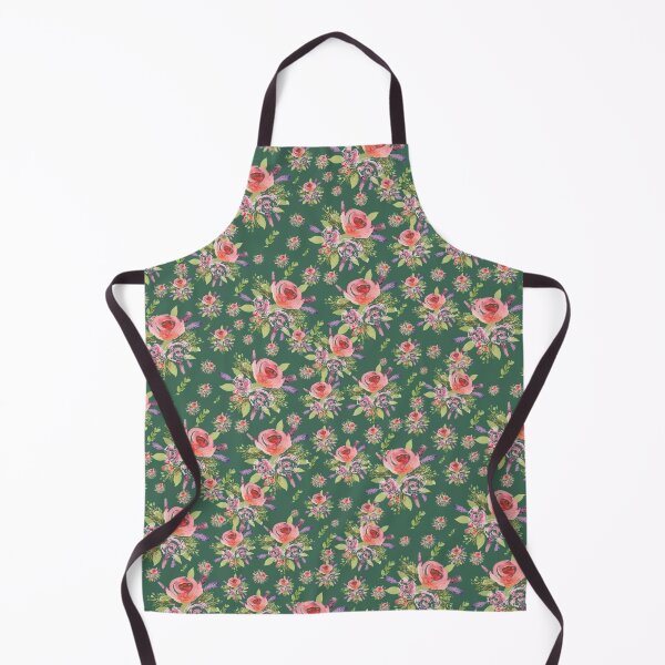Item preview, Watercolor Flower Bouquet Pattern kale, Rose with Lavender designed and sold by VictoriaBonn.