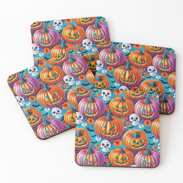 Item preview, Festive Halloween pattern designed and sold by Bratak.