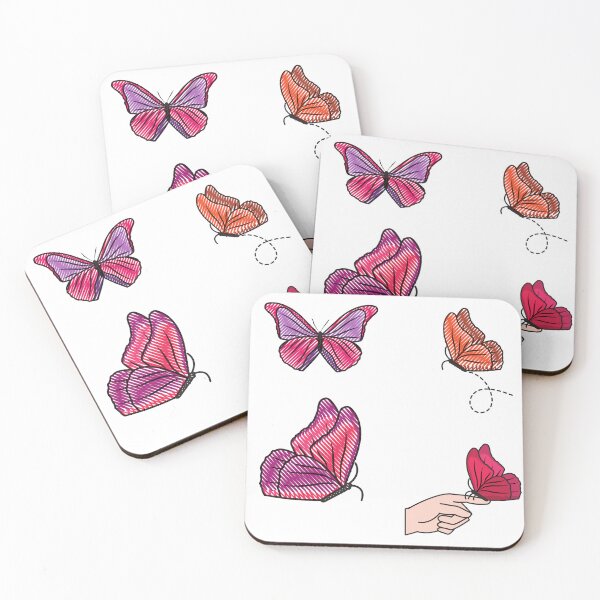 Item preview, Beautiful butterflies that inspire love designed and sold by huape.