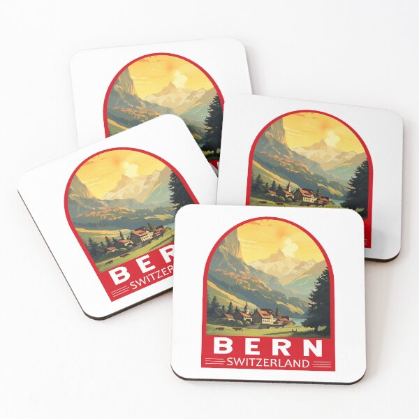 Item preview, Bern Switzerland Travel Art Emblem designed and sold by KrisSidDesigns.