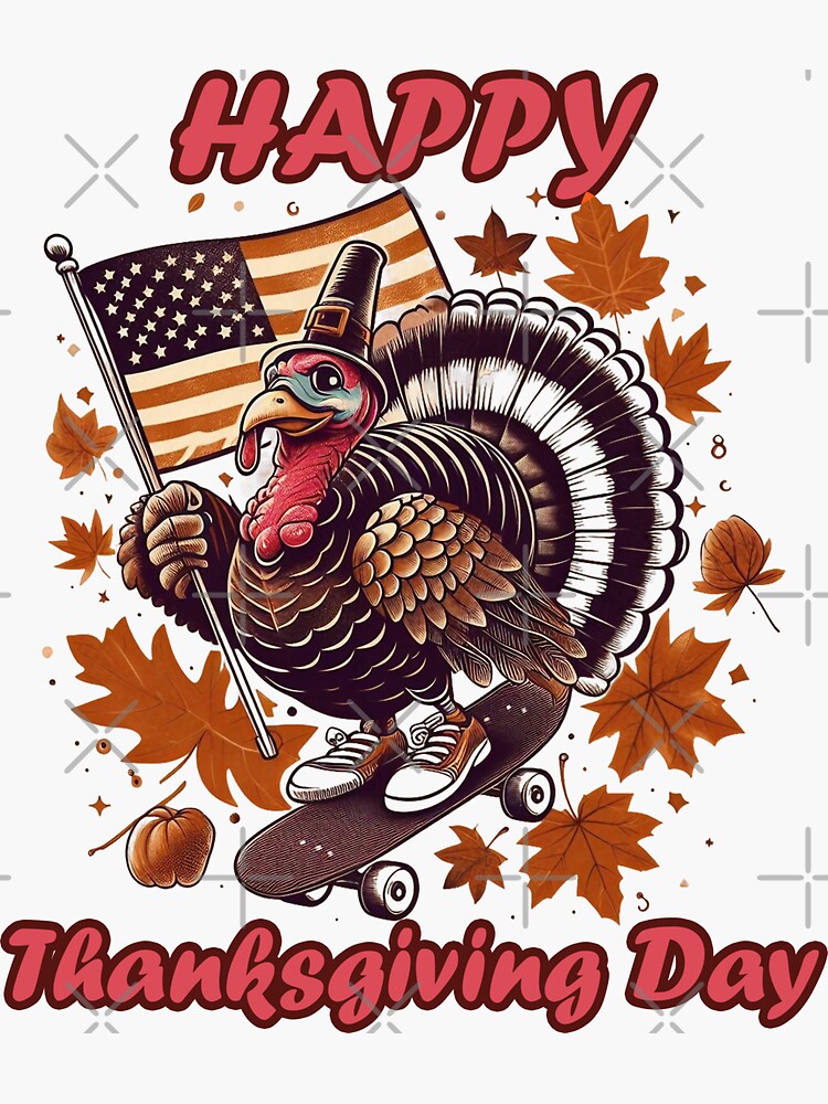 Happy Thanksgiving Day in 2023' Sticker