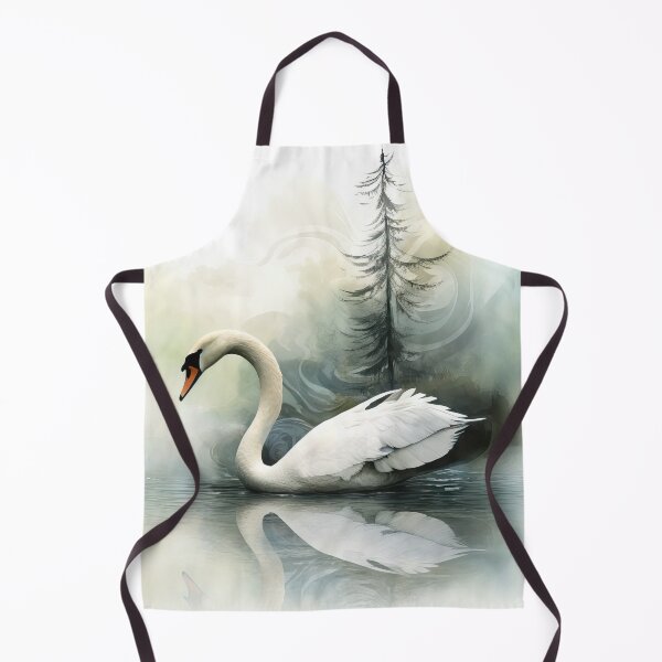 Item preview, Misty boreal swan collage designed and sold by etherElric.