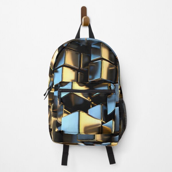 Item preview, Cubes which have one side in gold and one in black metallic colors designed and sold by CoolVisionStd.