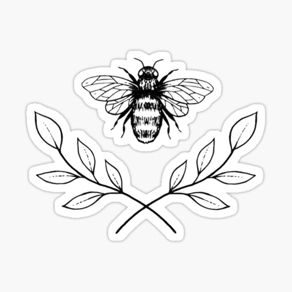 Queen Bee Sticker – Birdie Mae Designs