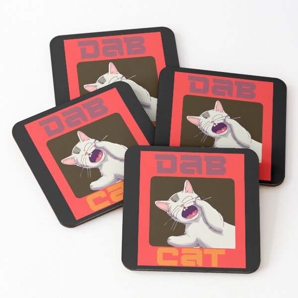 Item preview, Kawaii dab cat designed and sold by MacLis.