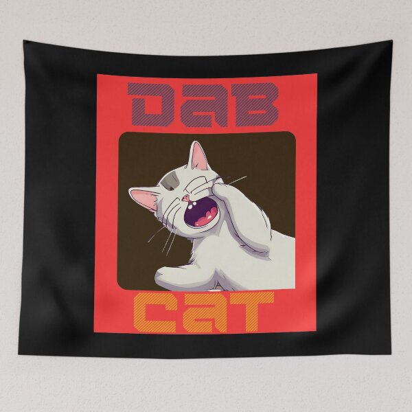 Item preview, Kawaii dab cat designed and sold by MacLis.