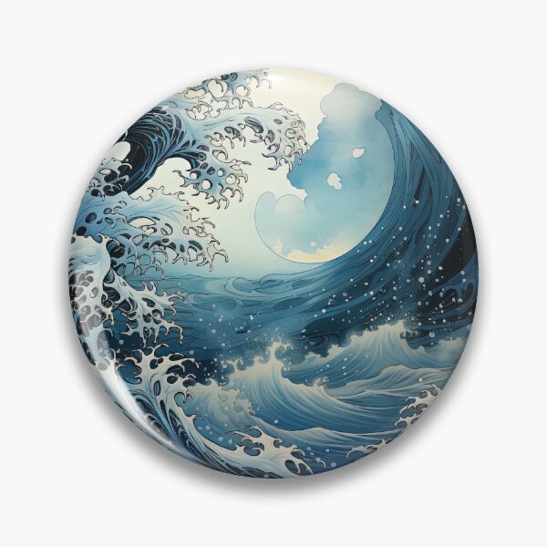 Item preview, Reinterpretation of The Great Wave of Kanagawa designed and sold by CalyCollab.