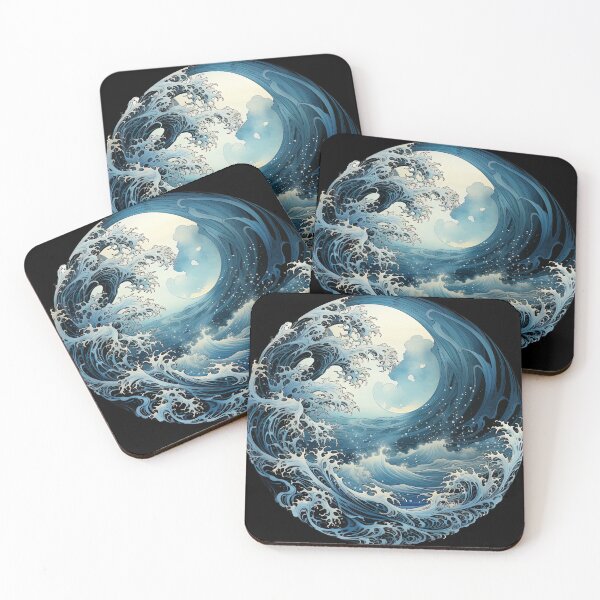Item preview, Reinterpretation of The Great Wave of Kanagawa designed and sold by CalyCollab.