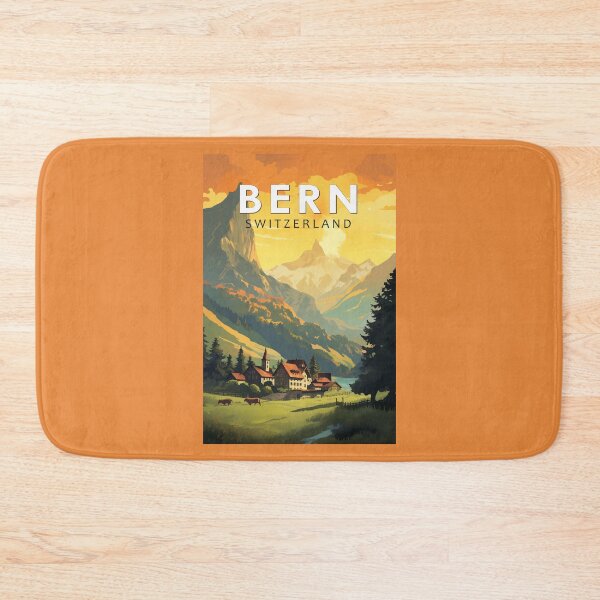 Item preview, Bern Switzerland Travel Art Vintage designed and sold by KrisSidDesigns.
