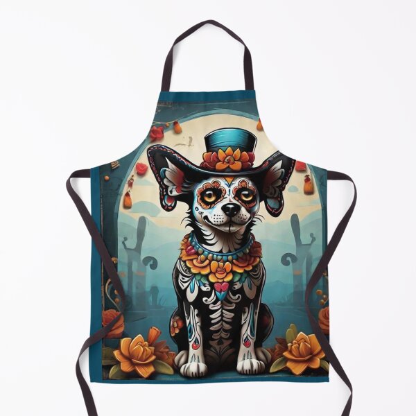 Item preview,  Day Of The Dead Dog Skulls Sugar Puppy Mexican Death Day For Dog Lover  designed and sold by Petsthetic.