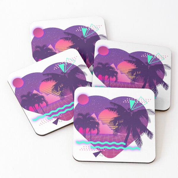 Item preview, Synthwave Heart designed and sold by thejuliaset.