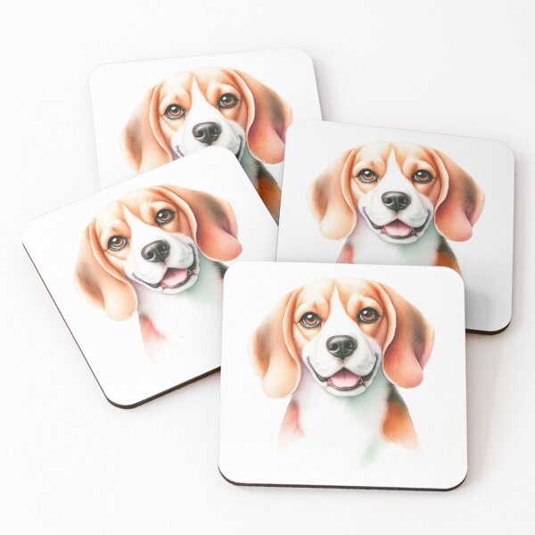 Item preview, Joyful Beagle Expression: A Celebration of Canine Love designed and sold by WatercolorWhisk.