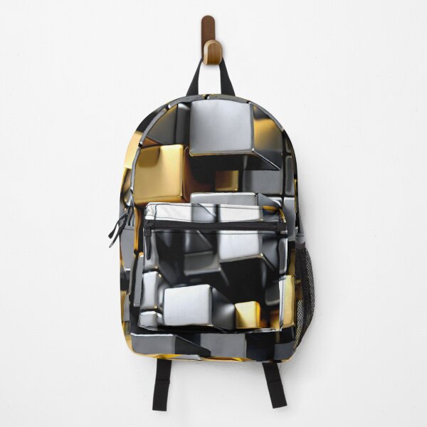 Item preview, Cubes that one is all black and the other is all gold metallic colors designed and sold by CoolVisionStd.